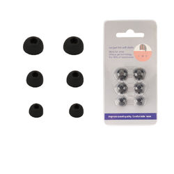 Udskiftningsørepropper til Bluetooth-hovedtelefoner - 3 par Black Sennheiser MOMENTUM 3