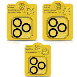 Deksel til iPhone-kamera i herdet glass, 3-pakning iPhone 15 Pro Max