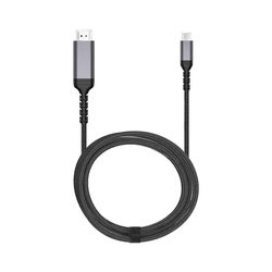 4K 60 Hz sovitinkaapeli USB C - HDMI-kaapelin muunnin Black 2 200 x 0.93 cm
