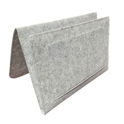 Filt opbevaringstaske til seng/sofa str. l Grey