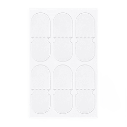 Osynliga Öronklistermärken, Örontejp - 10 ark Transparent