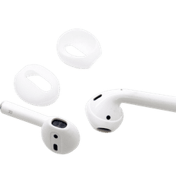 Öronskydd i Silikon för AirPods 1/2 Generation White