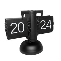 Automatisk Flip Klocka Vintage Black