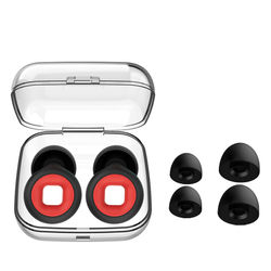 Støydempende ørepropper Black+Red