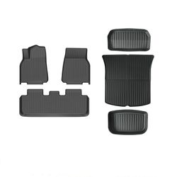 Golvmattor och bagagerumsmattor för Tesla Model Y 2017 to 2024