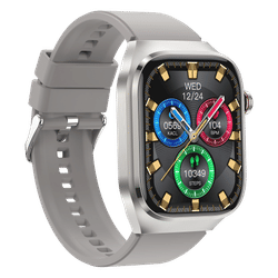 Smart ur med EKG, puls, blodtryk, søvn, skridttæller Grey