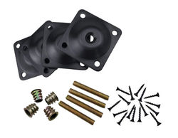 Metalbeslag til møbelben