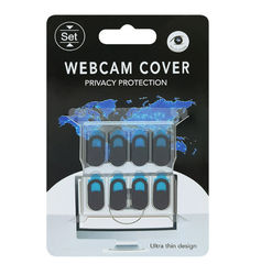 Verkkokameran tietosuoja Black 8-pack