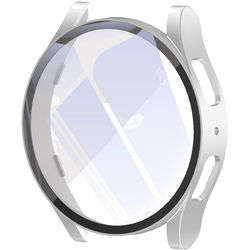 Beskyttelsesveske til Samsung Watch 7 med innebygd skjermbeskytter Silver 44mm