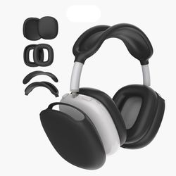 4-delat Skyddsfodral i Silikon för AirPods Max Black