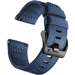 Nylon Klockarmband för Garmin Forerunner 255/265/245 Smartwatch Blue S