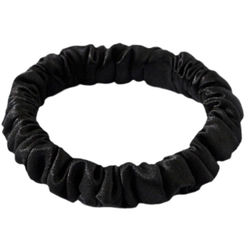 2-pakning hårstrikk i ren silke for kvinner Black