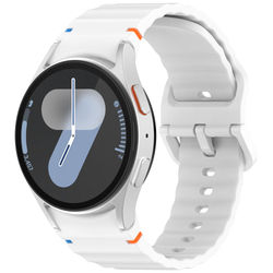 Silikonklokkerem til Samsung Watch 7 White