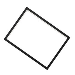 A4 LED-ljusdyna med justerbar ljusstyrka och Type-C-kabel Black