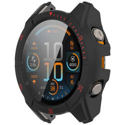 Garmin Fenix 8 Watch Beskyttelsesetui Black+Red 43MM