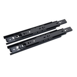 45 mm sorte skuffesklier 18 tommer 450 mm tredelt skinne