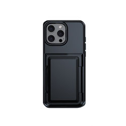 Beskyttelsesveske med kortholder for iPhone - Svart iPhone 11 Pro