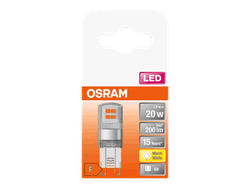 LED PIN 20W/827 clear G9 - C / 6 pcs