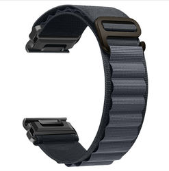 Klokkereim for Garmin Fenix 8/8S/6/6X/7/7X/Pro/Tactix DarkGrey 22 mm