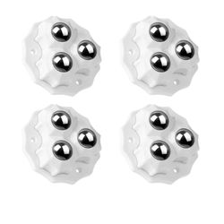 Ubesværet møbelflytning: Selvklæbende drejelige hjul White