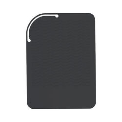 Värmebeständig silikonmatta för hårvårdsverktyg Black