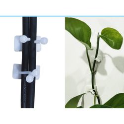 10 stk. store vinstokkeklemmer til plantestøtte M