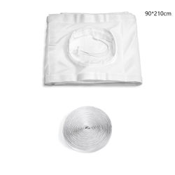 Ventilasjonssett for skyvedør til bærbare klimaanlegg