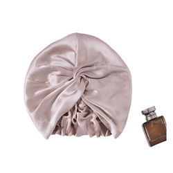 100% Mulberry Silke Sovehue til Kvinder, Dobbelt Lag Silke Sovehue lotus pink