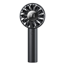 5-nopeuksinen kannettava kädessä pidettävä tuuletin digitaalisella näytöllä Black