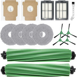 Kompatibelt tilbehørssæt til iRobot Roomba Plus 405/505 Combo robotstøvsuger - Udskiftningsdele for optimal rengøring