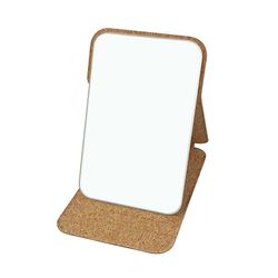 Korkki-kahvijauheinen pöytäpeili - luonnollinen kahvin tuoksu, kokoontaitettava ja kannettava S