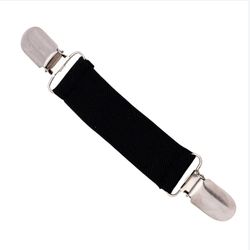 Vintage Dubbeländad Anknäbbs Tröja Clip Sjal Kofta Clip Black