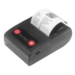 58mm Mini Bärbar Termisk Skrivare - USB & Bluetooth Anslutning, Kompatibel med Android, iOS och Windows