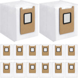 14 stk. støvposer sæt kompatibelt med Eufy RoboVac E28 Omni/E25 Omni robotstøvsuger, effektiv støvopsamling