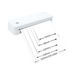 A4 Mini Bærbar Termisk Printer - Trådløs Bluetooth-forbindelse, kompatibel med Huawei, Samsung, APPLE, Garmin