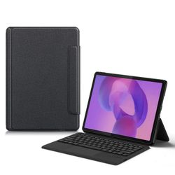 2-i-1 Touchpad Tastatur Etui Kompatibel med Lenovo Idea Tab Pro 2025 12.7-tommer (2025) - Sort
