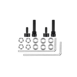 Hængselskrue Sæt - Kompatibel med Bose QC35/35 II/45/SE/QC Hovedtelefon Dreje Reparationssæt - Sort