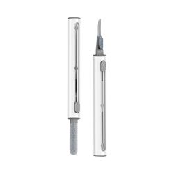 Bluetooth Øretelefon Rensebørste 2.0 - Multifunktionel Rensepen til Ørepropper, Tastaturer og Mere White