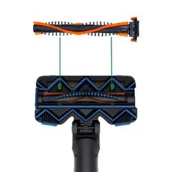 Udskiftningsrullebørste med boks kompatibel med Philips SpeedPro Max støvsuger