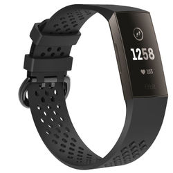 Fitbit Charge 3/4 armbånd (S) Black