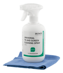 Cleaning set: 500ml liquid screens + microfiber colour Box