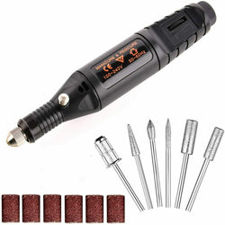 Elektrisk neglefil med 6 ulike munnstykker