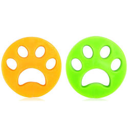 Pelsfjerner til tøj - fjerner hunde- og kattehår Grøn/Gul 2-pack