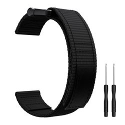 Klokkereim 22 mm for Garmin Fenix 5/6/7 Forerunner Approach Nylon Black