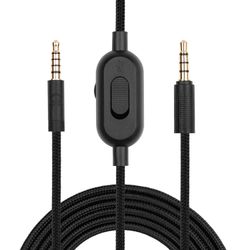 3,5 mm:n äänikaapeli Logitech G433 / G233 / G Pro / G Pro X - 2 metriä ja äänenvoimakkuuden säätömahdollisuus