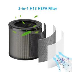 HEPA-Filter med aktivt kol till Philips Air Purifier AC0950 / AC0951