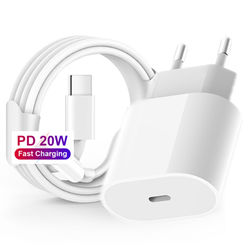 Effektiv Snabbladdare iPhone Type-C Lightning (20W)