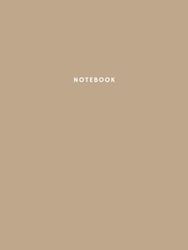 Thick Notebook: Classic Beige Thick Notebook: 8.5"x11" 400 Pages Thick Notebook, 400 Pages 8.5"x11" Thick Journal, College Ruled Lined Interior, For Office, For School, For Work, For Personal