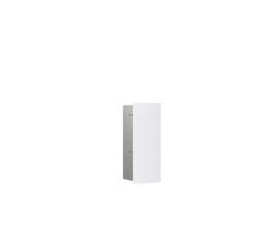 emco Modulo WC ASIS pure con chiusura frontale in vetro, a incasso, 435 mm, bianco alpino opaco