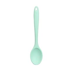 Siliconen lepel voor het koken, hittebestendig, anti-aanbaklaag, pan shovel, lepel, keukenspatel (kleine lepel Nordic Green)